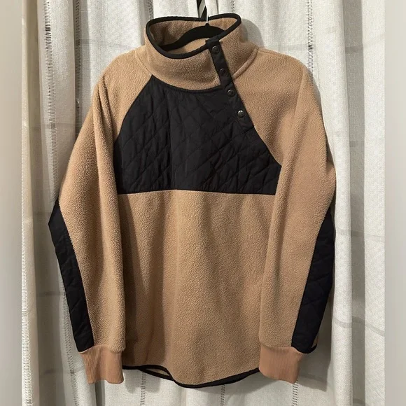 Fleece Jacket Abercrombie Snap Up Fleece Abercrombie Fitch Jackets